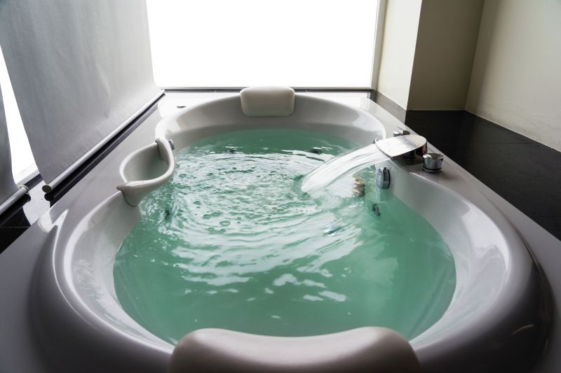 Modern Tub with Jets